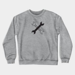 crossed spanners Crewneck Sweatshirt